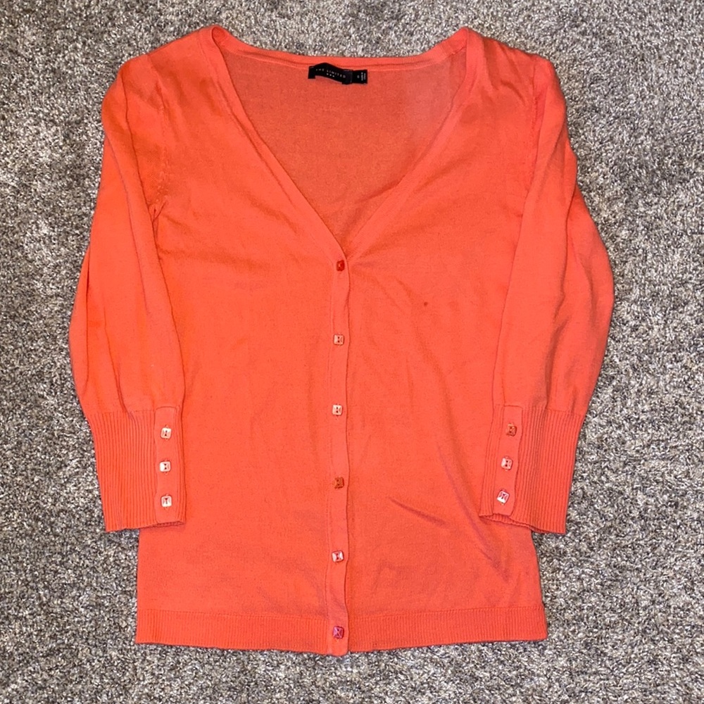 Coral/Salmon Cardigan